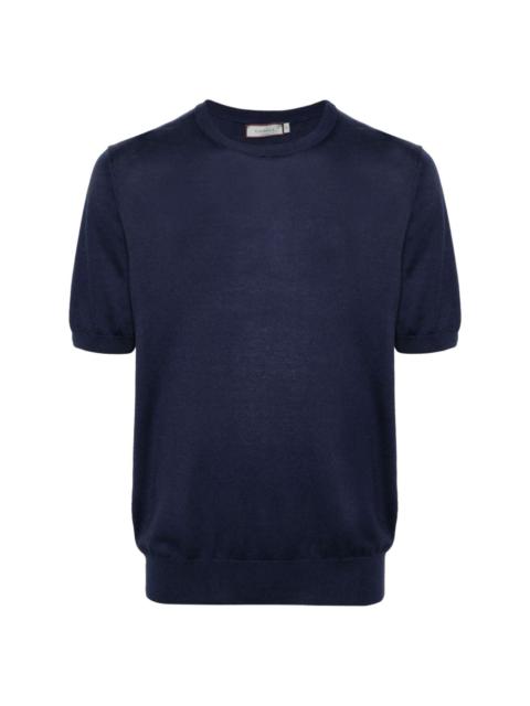 Canali cotton-blend knitted T-shirt