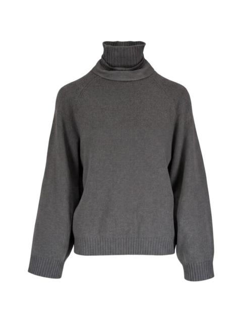 Brunello Cucinelli roll-neck raglan-sleeve sweater