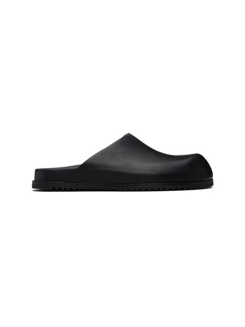 Rick Owens Black Temple Mule Granola Loafers