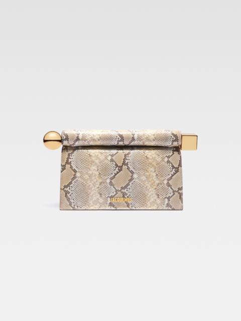 JACQUEMUS La Pochette rond carré