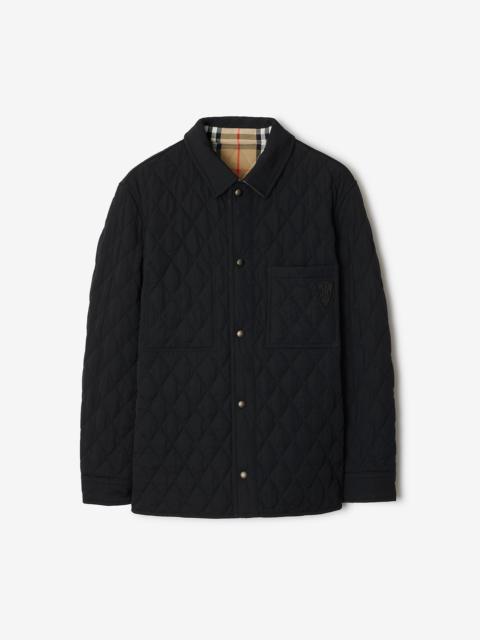 Reversible Quilted Nylon Overshirt