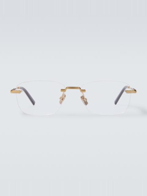 Dior DiorBlackSuit square glasses