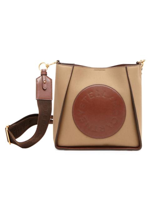 Stella McCartney Women's Logo Cotton Canvas Crossbody Bag - Truffle