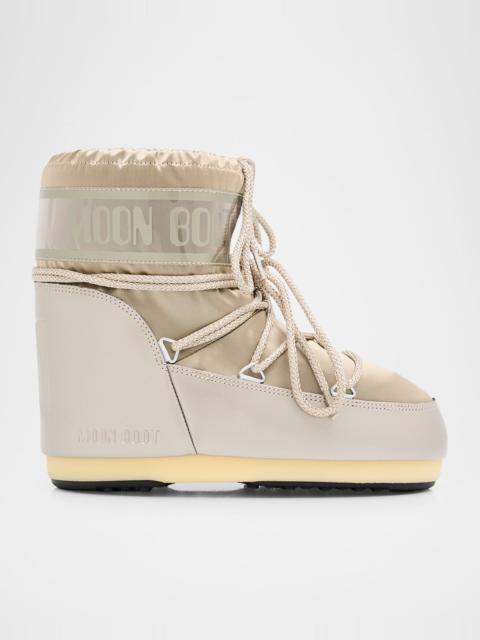 MOON BOOT Icon Glance Satin Low Snow Boots