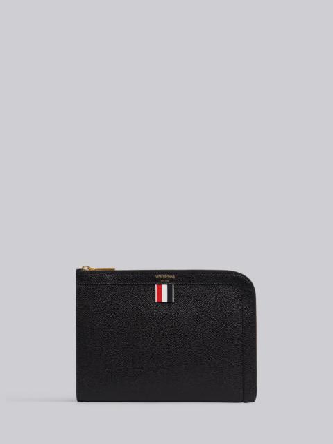 Thom Browne Pebbled Leather Mini Gusset Folio