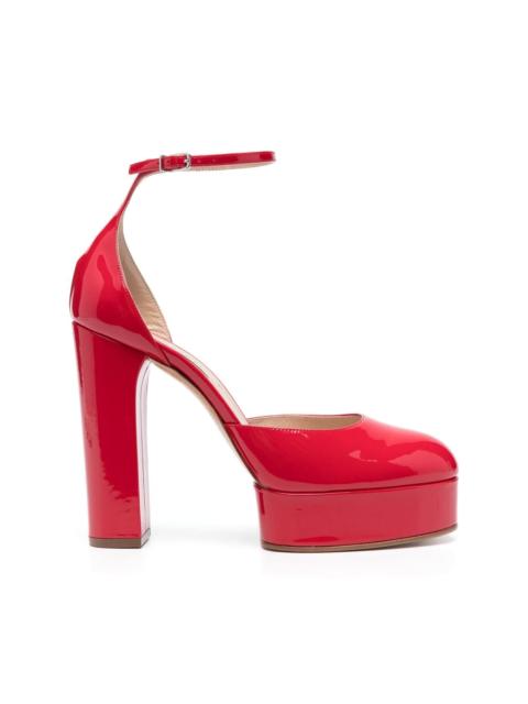 CASADEI 115mm patent platform pumps