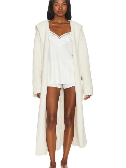 Barefoot Dreams CozyChic Ribbed Hooded Robe