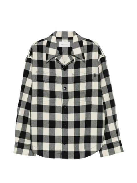 AMI Paris Ami Paris Check-pattern Button-up Shirt