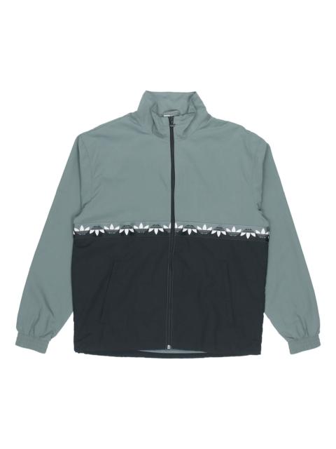 adidas adidas originals Adicolour Sliced Trefoil Track Jacket Men's Black/Blue GN3438