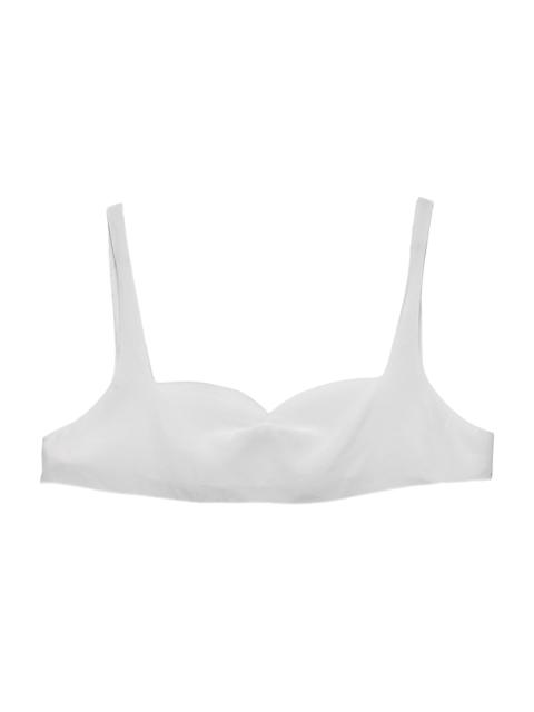 Prada Women's Crepe De Chine Top - White