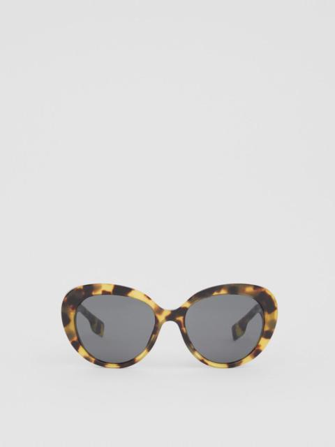 Burberry Monogram Motif Cat-eye Frame Sunglasses