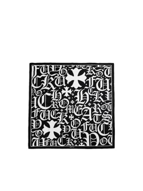 Chrome Hearts cross logo scarf