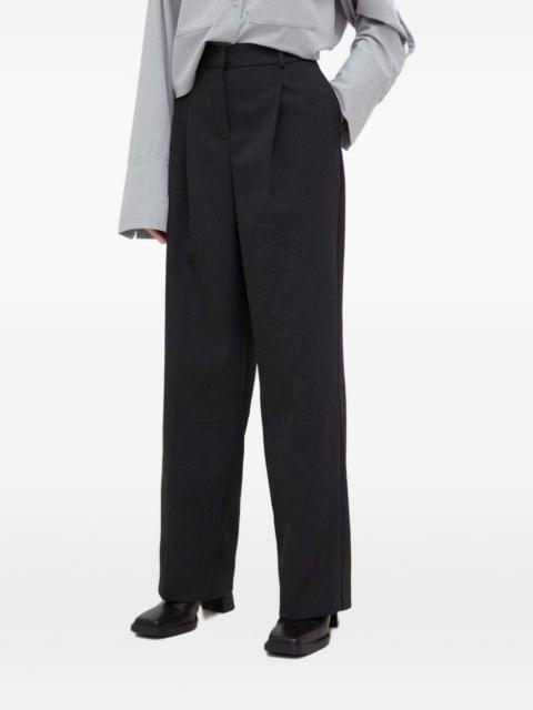 HERSKIND pleated belt-loops trousers