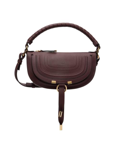 Chloé Burgundy Mini Marcie Shoulder Bag