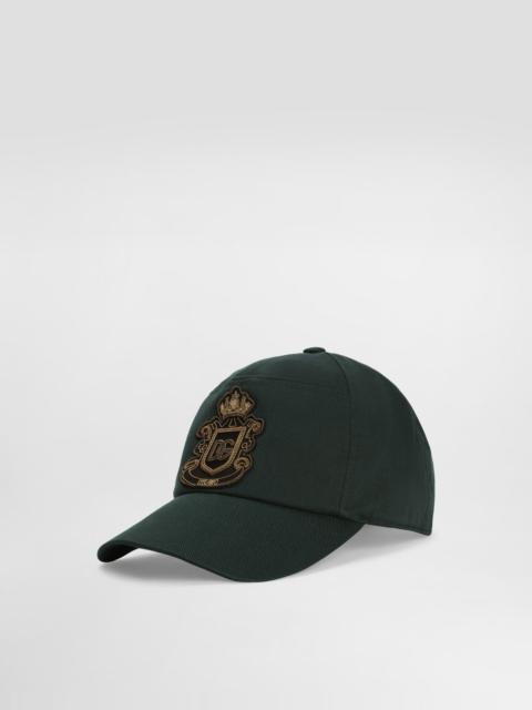 Dolce & Gabbana Cotton gabardine baseball cap