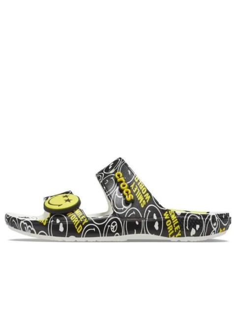 crocs Crocs SmileyWorld x Classic Sandal 'Black White' 207207-94S