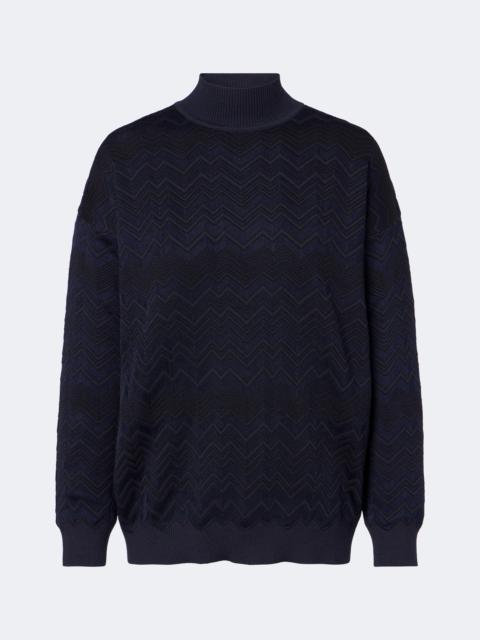 Missoni ZigZag high neck sweater