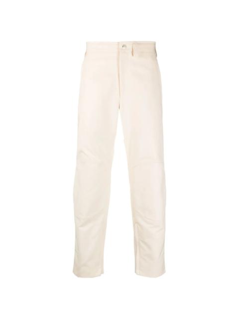 Jil Sander zipped-ankle cotton trousers