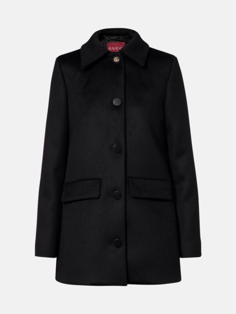GUCCI Double G wool peacoat
