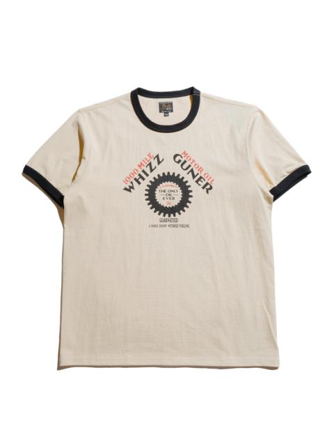 The Real McCoys MC25016 Joe McCoy Tee / Whiz Gunner Ecru/Black