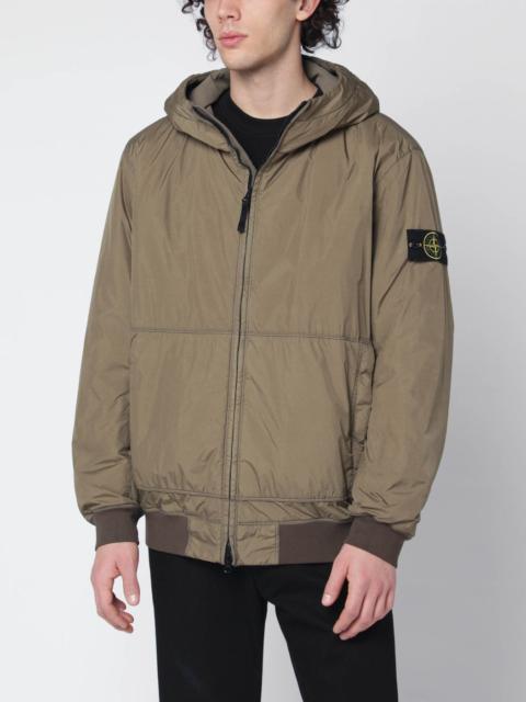 Stone Island Military green lightweight nylon jacket
