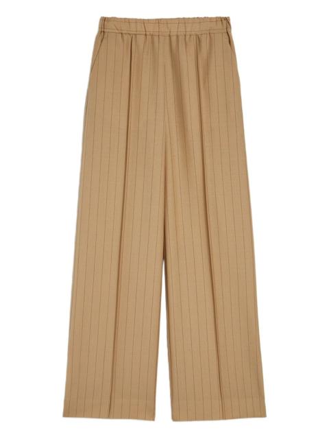 Jil Sander 모직 혼합 Pinstripe 바지