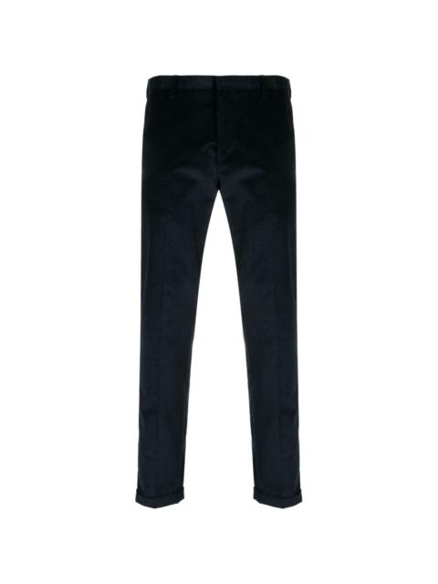 low-rise corduroy trousers