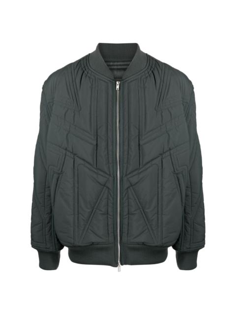 Y-3 quilted bomber jacket