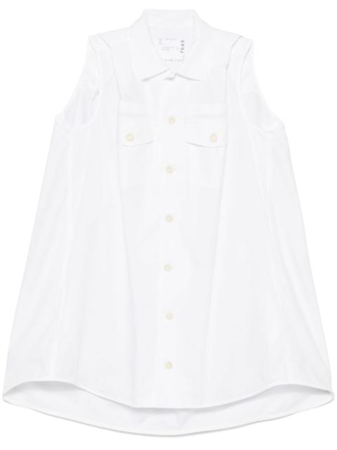 sacai sleeveless shirt