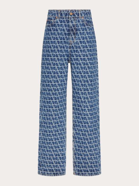 Valentino TOILE ICONOGRAPHE DENIM PANTS