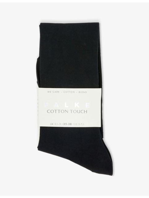FALKE Cotton Touch ankle-length stretch-cotton blend socks