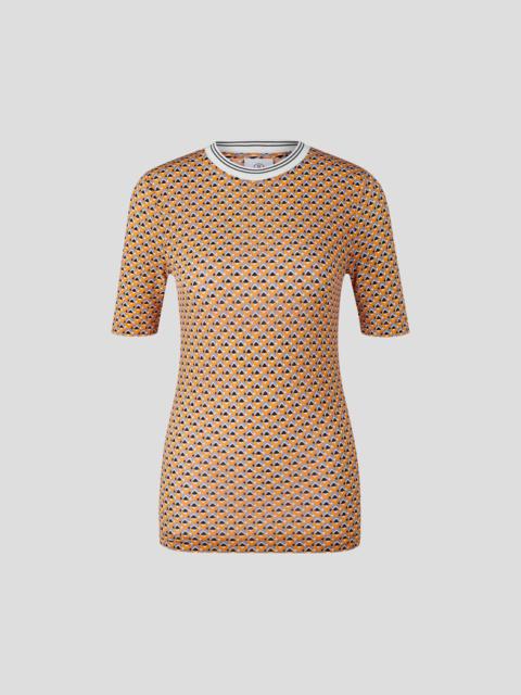 Alene Shirt in Orange/Lilac