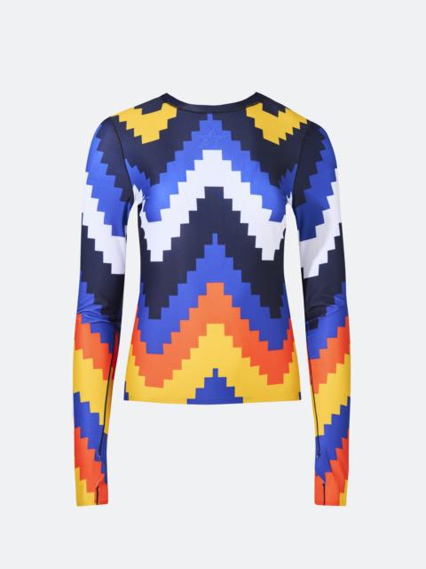 PERFECT MOMENT Chevron Compression Base Layer Top