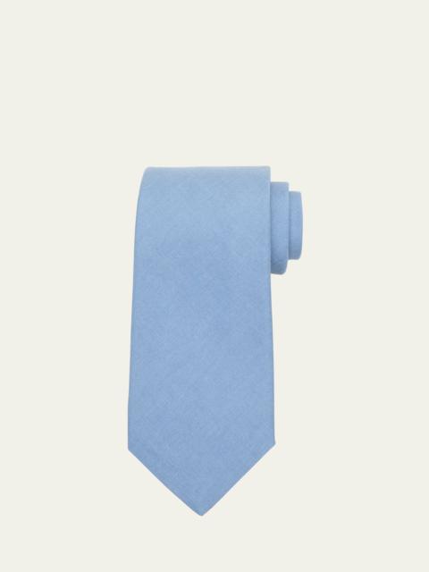 Ralph Lauren Men's Solid Silk-Linen Tie