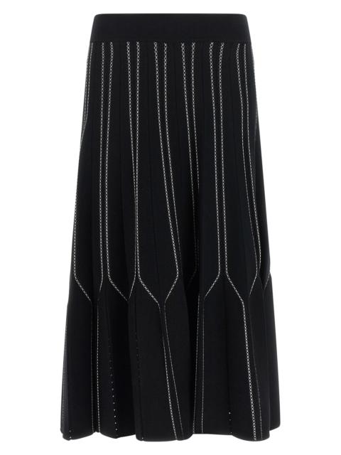 ELISABETTA FRANCHI Origami Knit Skirt