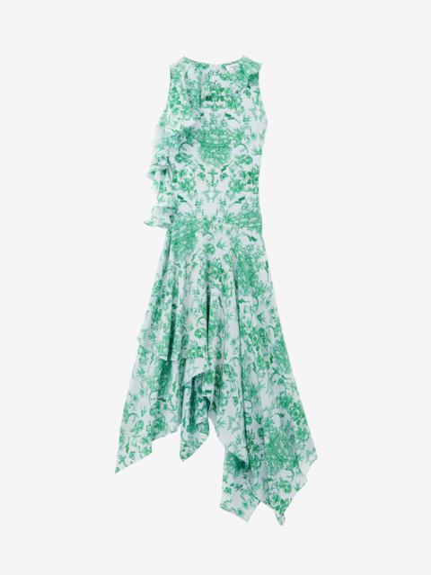 Alexander McQueen Sailor Tattoo Asymmetric Dress