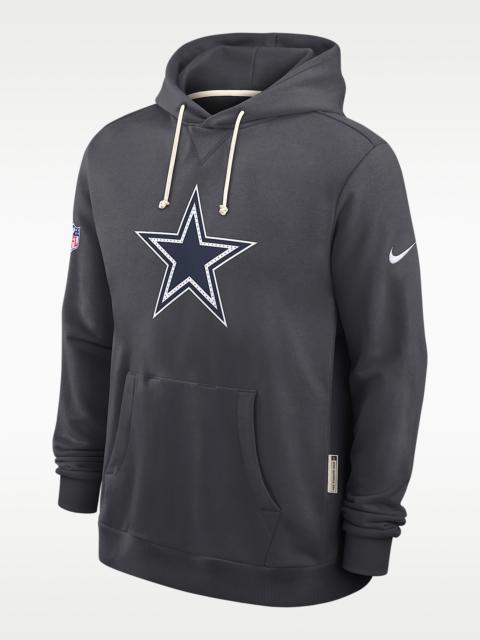 Nike Dallas Cowboys Initial Home Sideline Men's Nike Dri-FIT NFL Pullover Hoodie