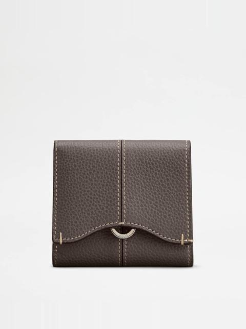 Tod's WALLET IN LEATHER - GREY