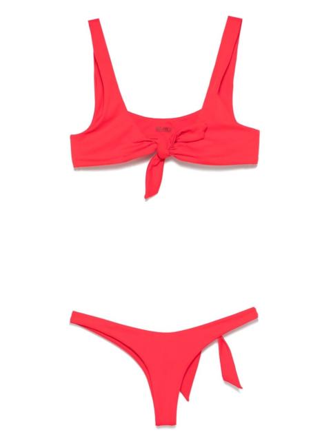 THE ATTICO knot-detailed bikini