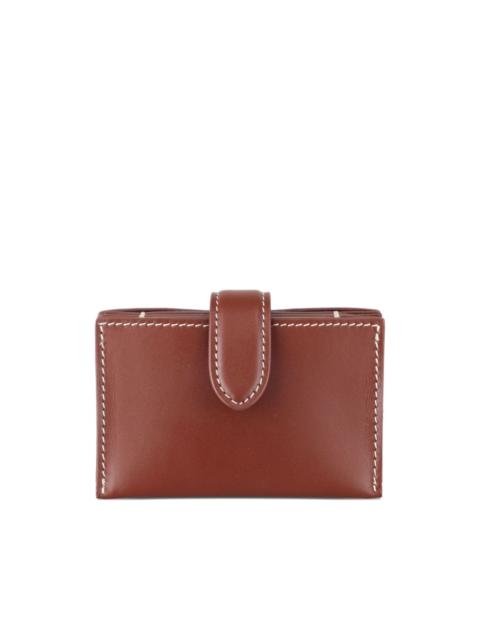 The Row leather multi-card case