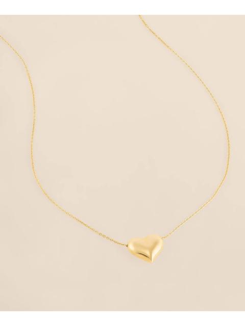 Brooks Brothers 14k Gold Heart Pendant Necklace