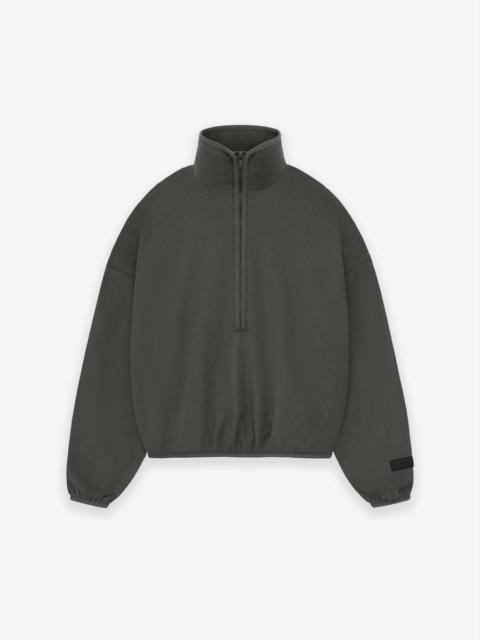 ESSENTIALS Womens Halfzip Mockneck