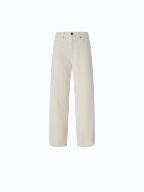 PINKO EGG-FIT COTTON BULL TROUSERS