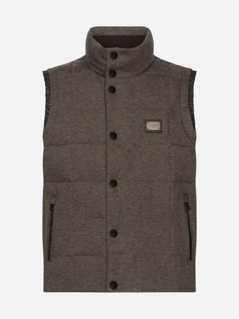 Dolce & Gabbana Jersey vest with branded tag