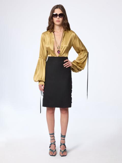 NINA RICCI Midi Wool Skirt