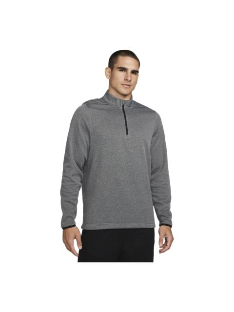 Nike Nike Solid Color Zipper Golf Long Sleeves Hoodie Men's Grey DN1948-010