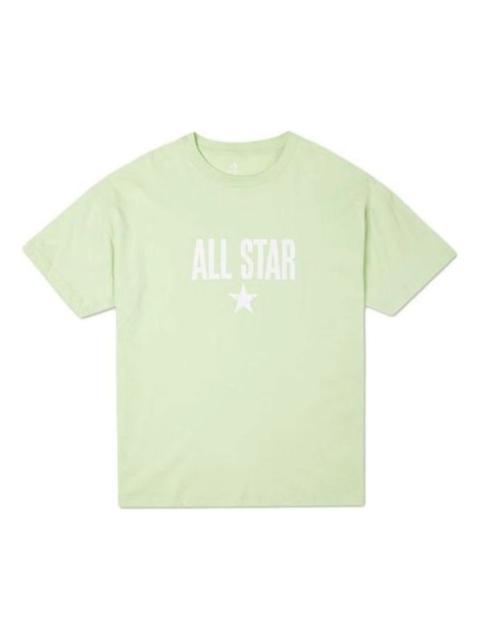 Converse (WMNS) Converse Casual T-Shirt 'Green' 10020932-A04