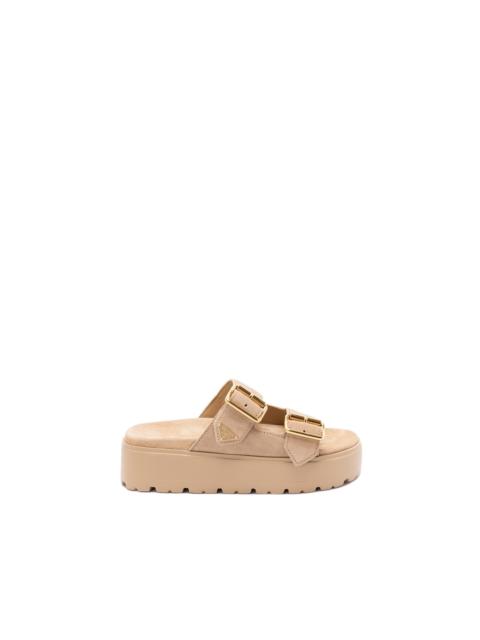 Prada Platform Strap Sandals