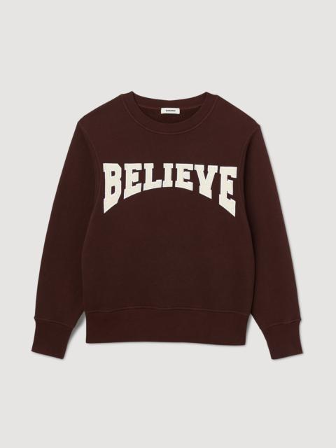 Sandro BELIEVE SWEATSHIRT