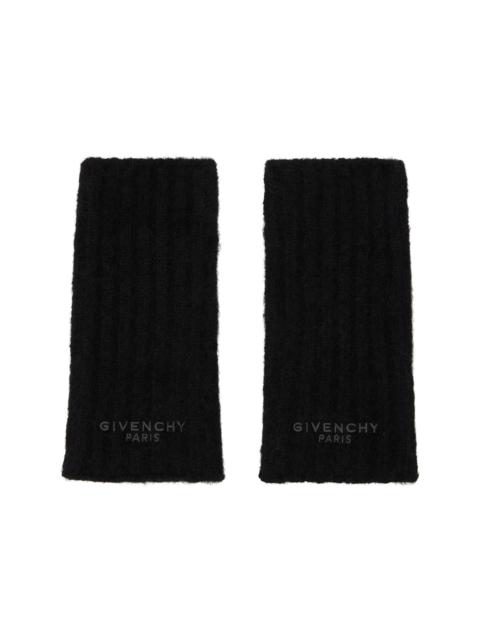Givenchy Black Alpaca Mittens